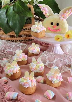 うさぎのミニシュークリーム＊イースター-レシピのメイン写真
