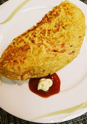 トマトオムレツ-レシピのメイン写真