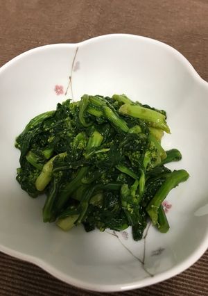 菜の花のおひたし☆からし和え☆（小松菜）-レシピのメイン写真