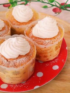 カップシフォンケーキ❤-レシピのメイン写真