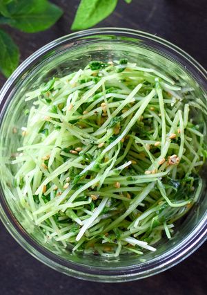 豆苗のナムル◎お弁当にもおつまみにも♪-レシピのメイン写真