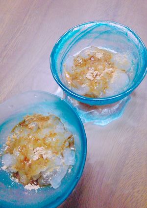 簡単！片栗粉でぷるぷるふるふるわらび餅❇-レシピのメイン写真