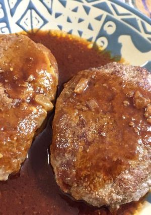 簡単!チーズインハンバーグ♫-レシピのメイン写真