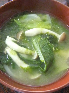 カブとあおさの味噌汁★野菜を食べよう!-レシピのメイン写真