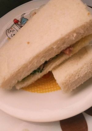 ブロッコリーとツナのサンドイッチ-レシピのメイン写真