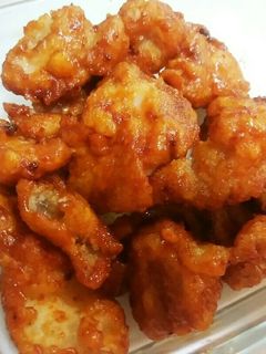ピリ辛おつまみ♪唐揚げのコチュマヨ和え-レシピのメイン写真