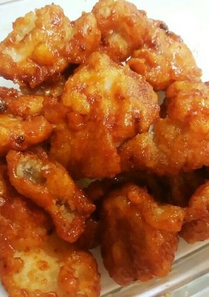 ピリ辛おつまみ♪唐揚げのコチュマヨ和え-レシピのメイン写真