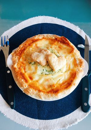 簡単❥ポテトサラダリメイクキッシュ-レシピのメイン写真