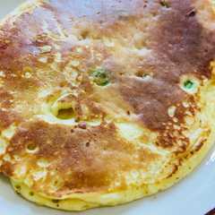 ほんのり味噌の枝豆チーズパンケーキ-レシピのメイン写真