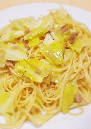 キャベツとツナの和風パスタ-レシピのメイン写真