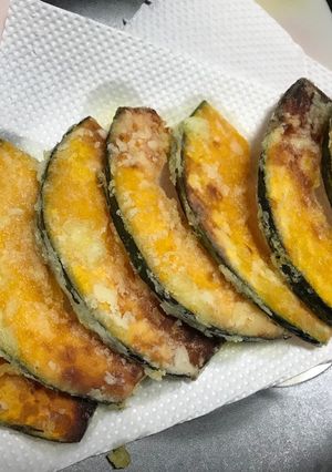 かぼちゃの天ぷら 小麦アレルギー用-レシピのメイン写真