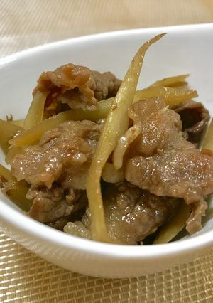 簡単ごぼうと牛肉のしぐれ煮-レシピのメイン写真