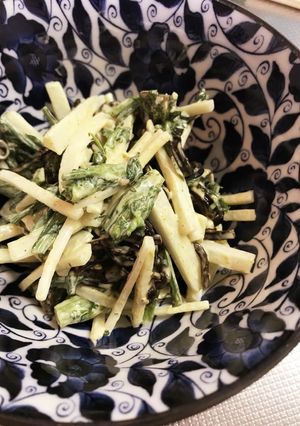 春菊とうどの春を感じるサラダ-レシピのメイン写真