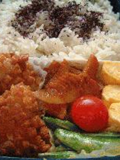 ★今日のお弁当★ かじきの鹿の子揚げ-レシピのメイン写真