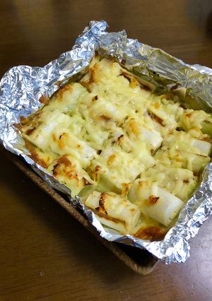 白ネギの味噌チーズ焼き-レシピのメイン写真