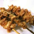 皮せんべい串?カリっと鶏皮串揚げ☆