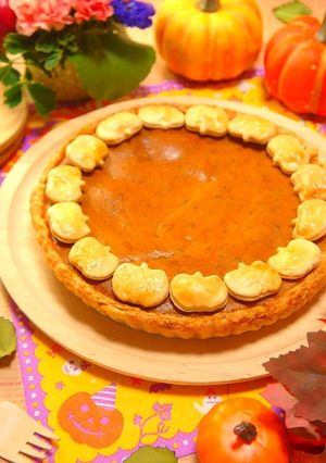 ジャックランタンいっぱい♪パンプキンパイ-レシピのメイン写真