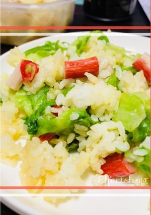 カニカママヨチャーハン٩( ᐛ )و-レシピのメイン写真