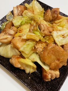 キャベツと鶏むね肉のオイスター炒め-レシピのメイン写真