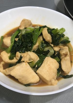 すぐでき★鶏肉とわけぎ の味噌炒め-レシピのメイン写真