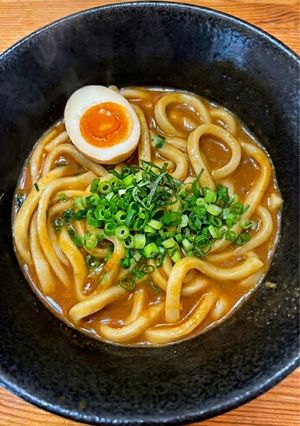 レトルトカレー使用の和風カレーうどん-レシピのメイン写真