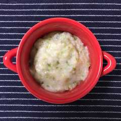 【離乳食中期】ピーマン入りチーズリゾット-レシピのメイン写真