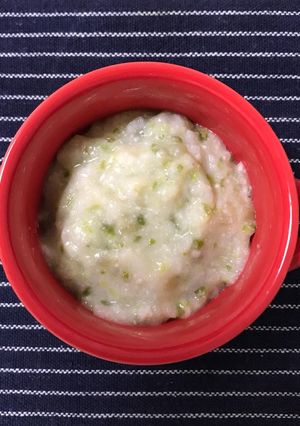 【離乳食中期】ピーマン入りチーズリゾット-レシピのメイン写真