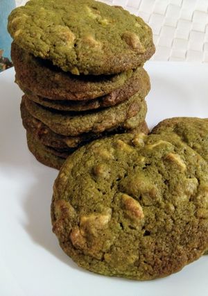 ❀ホワイトチョコと胡桃入り抹茶クッキー❀-レシピのメイン写真