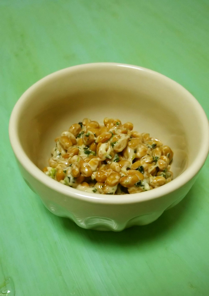 納豆の青菜マヨ和え-レシピのメイン写真