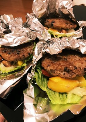 炊き込みごはんリメイク！ライスバーガー-レシピのメイン写真