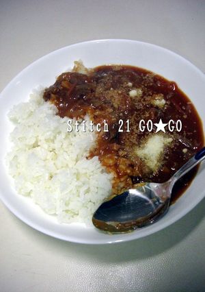 市販のハヤシをひと手間でおいしく❤-レシピのメイン写真