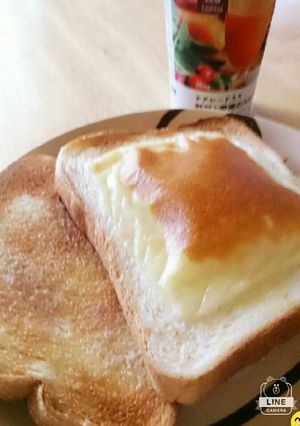 お手軽♡こんがりチーズトースト(^^)♬-レシピのメイン写真