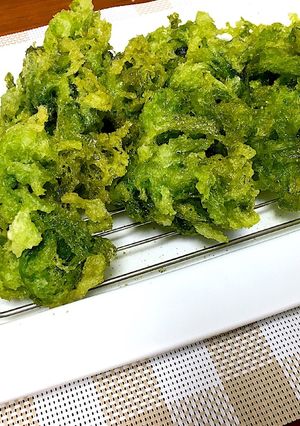 あおさの天ぷら-レシピのメイン写真