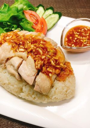 炊飯器で簡単✤カオマンガイ-レシピのメイン写真
