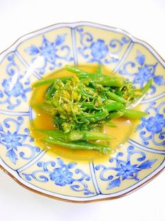 簡単!菜の花のマスタード和え-レシピのメイン写真