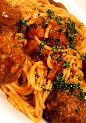 カリオストロの城★ミートボールパスタ★-レシピのメイン写真