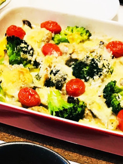 サバ水煮缶でオーブン焼き-レシピのメイン写真