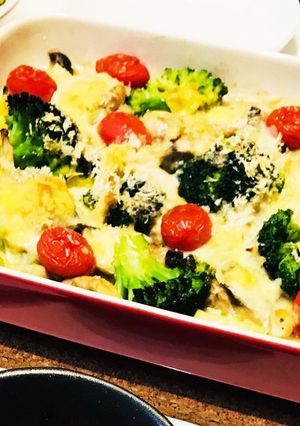 サバ水煮缶でオーブン焼き-レシピのメイン写真