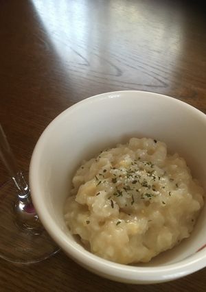 簡単牡蠣の茹で汁で作るリゾット-レシピのメイン写真
