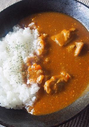 SBmix使用！鶏ガラDEチキンカレー！-レシピのメイン写真