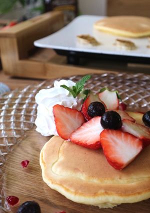 テーブルグリルでリコッタチーズパンケーキ-レシピのメイン写真
