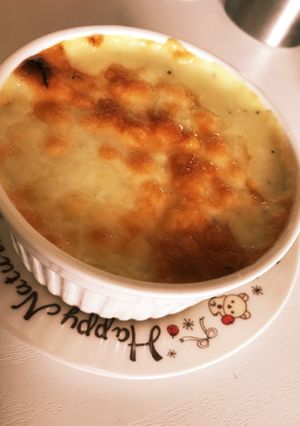 簡単！チーズたっぷりカルボナーラドリア-レシピのメイン写真