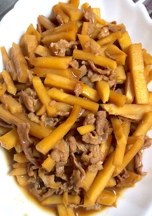 簡単美味しいな筍と豚肉しぐれ煮-レシピのメイン写真
