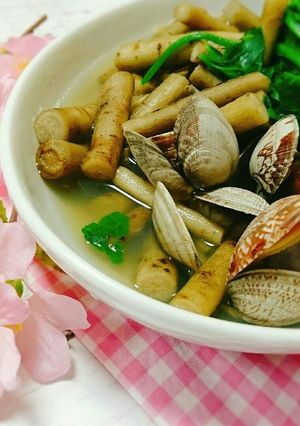 新ごぼうとあさりのだし煮-レシピのメイン写真