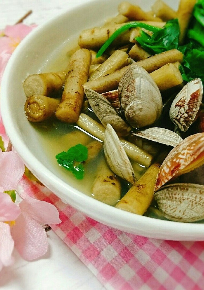 新ごぼうとあさりのだし煮-レシピのメイン写真