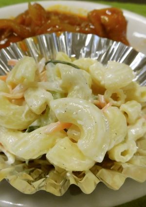 野菜たっぷりマカロニサラダ　保育園給食-レシピのメイン写真