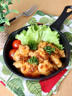 鶏胸肉のノンフライ唐揚げハニーマスタード-レシピのメイン写真