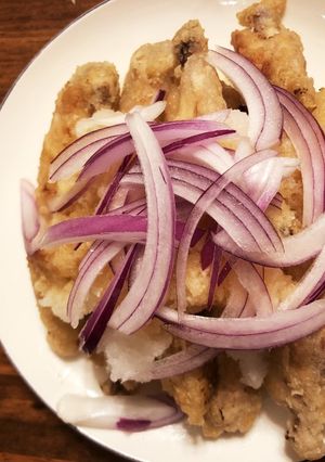 手羽中唐揚げ!玉ねぎおろしのポン酢掛け-レシピのメイン写真