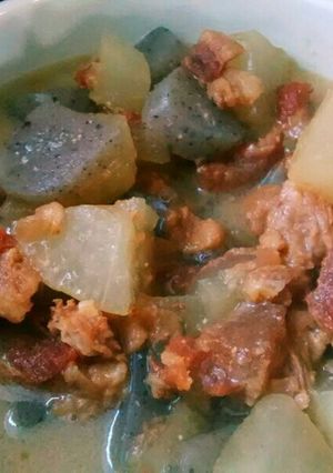 簡単♪油かすで味噌煮込み☆土手煮風☆-レシピのメイン写真