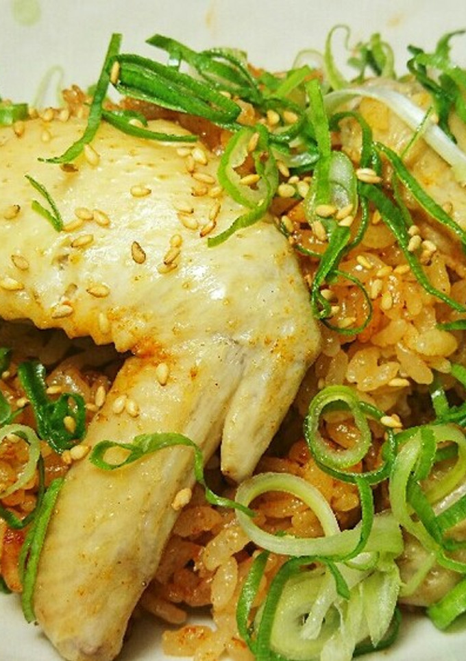 手羽先の韓国風炊き込みご飯-レシピのメイン写真